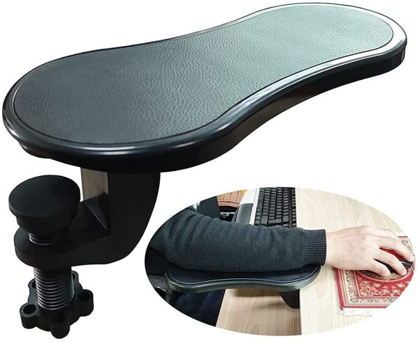 Armrest Support Keyboard Wrist Rest Pad with Mouse Wrist Cushion Support for Office Adjustable Wrist Rest Extender
