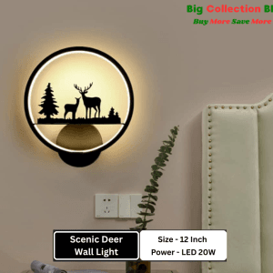 Scenic Deer LED Wall Light