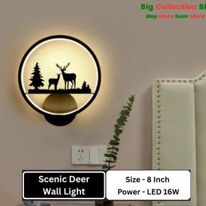Scenic Deer LED Wall Light
