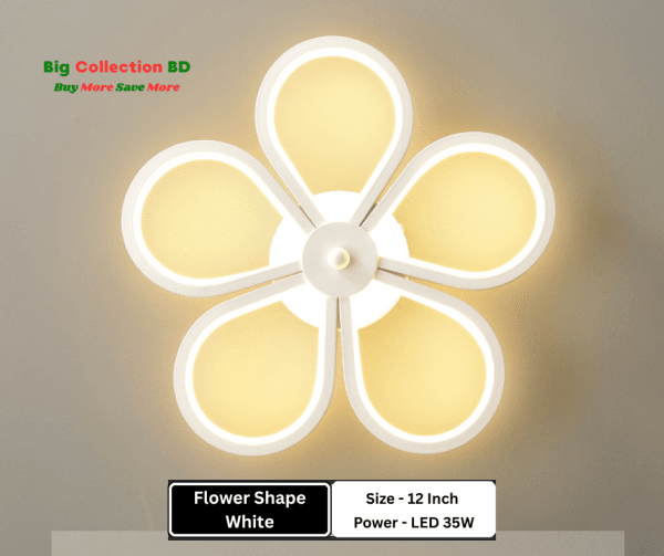 Flower Shape White Aisle LED Wall & Ceiling Lights