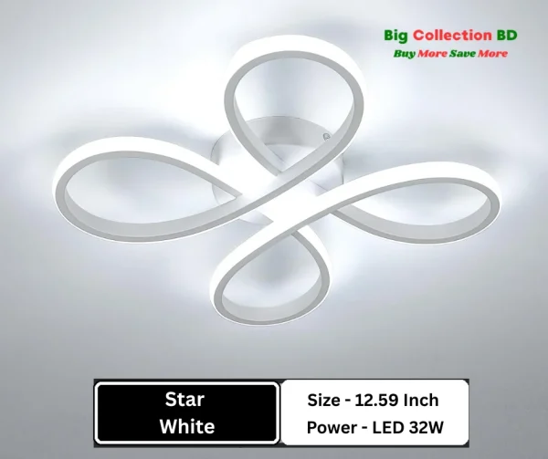 Star White 3 Colors 12.6 Inches